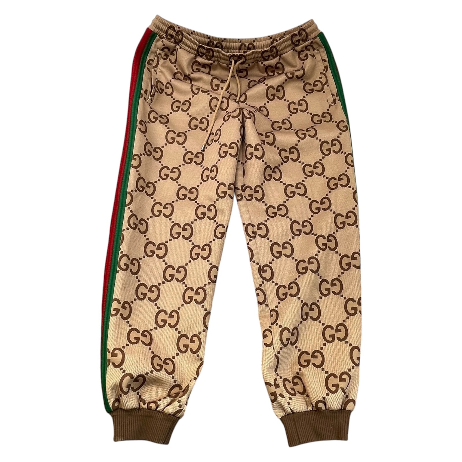 Men's GG Supreme Web Joggers Brown Size XXXL / W40 - Photo 1