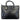 Women's Croc Embossed Handbag Black