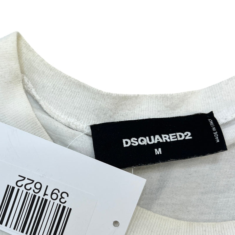 Men's Logo Print T-Shirt White Size M