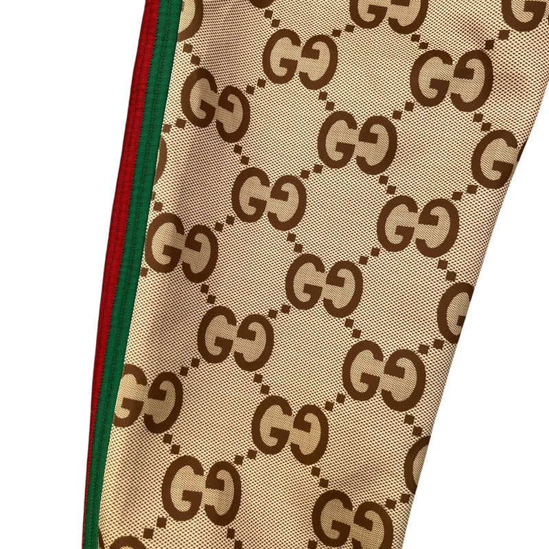 Men's GG Supreme Web Joggers Brown Size XXXL / W40