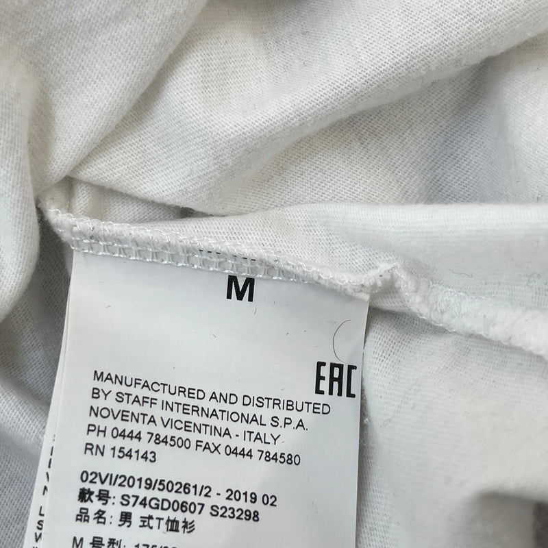 Men's Logo Print T-Shirt White Size M