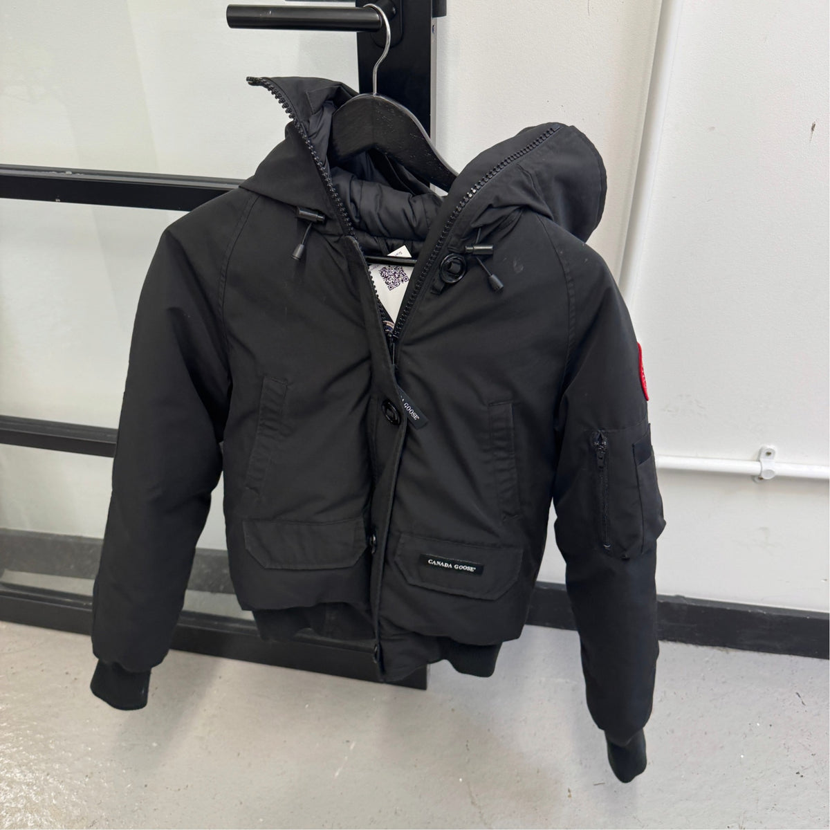 Men's Chilliwack Bomber Down Jacket Black Size S - Photo 7