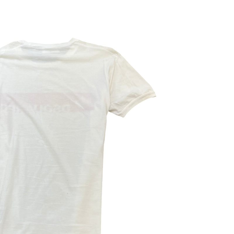 Men's Logo Print T-Shirt White Size M