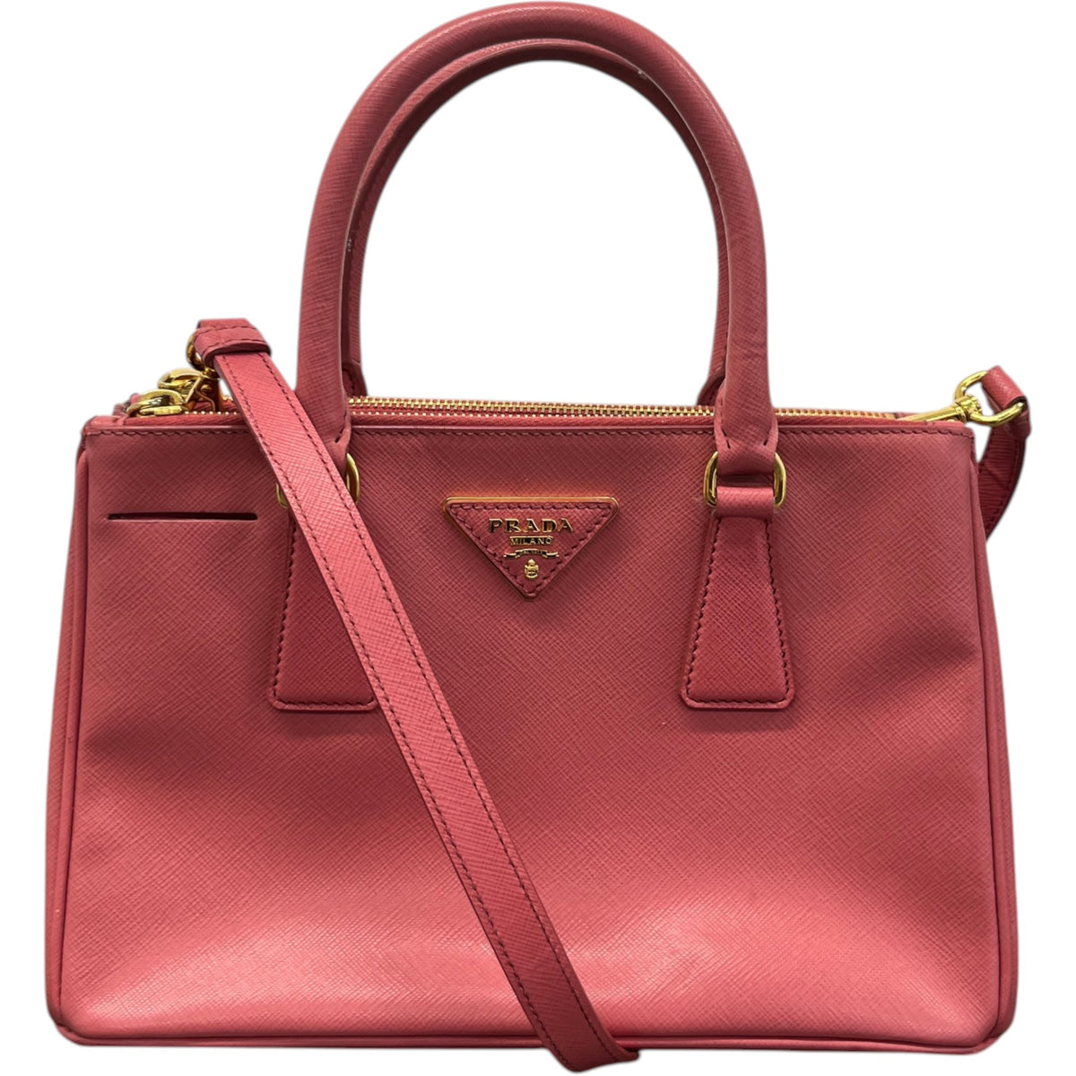 Women's Galleria Small Saffiano Handbag Pink - Photo 1