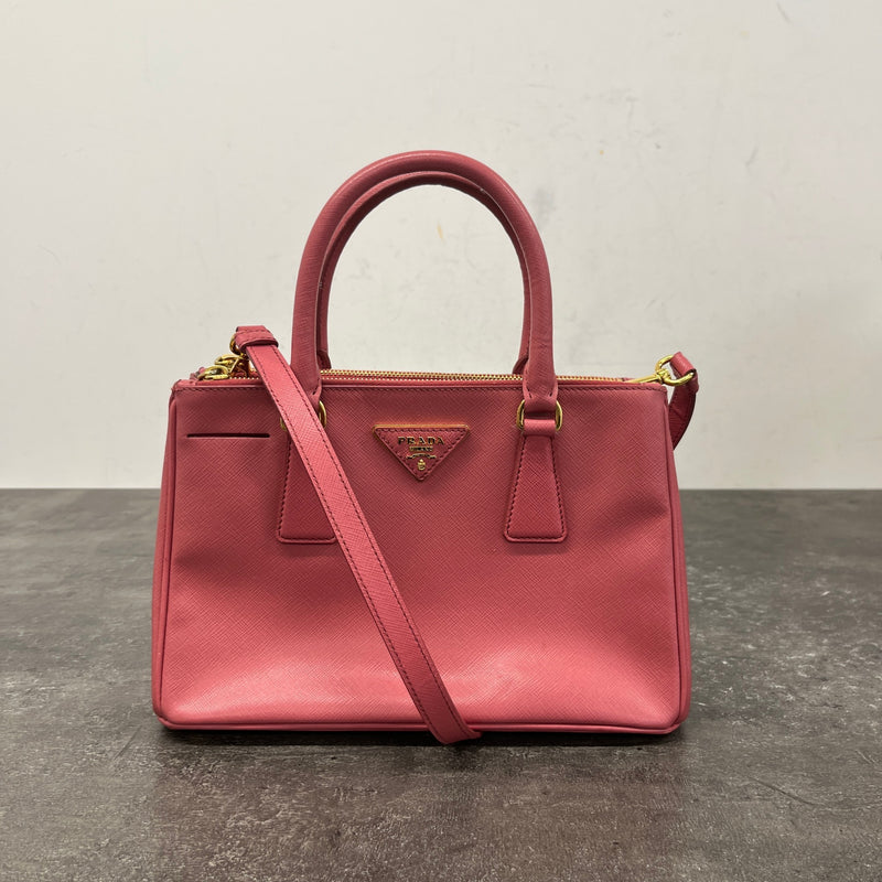 Women's Galleria Small Saffiano Handbag Pink