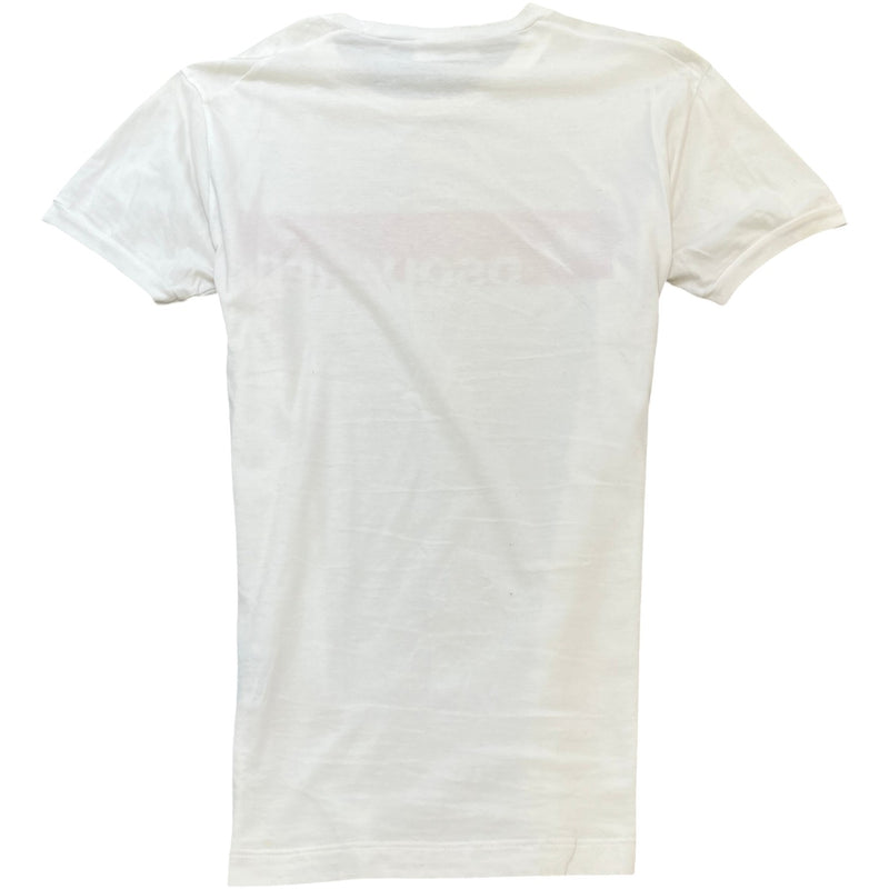 Men's Logo Print T-Shirt White Size M