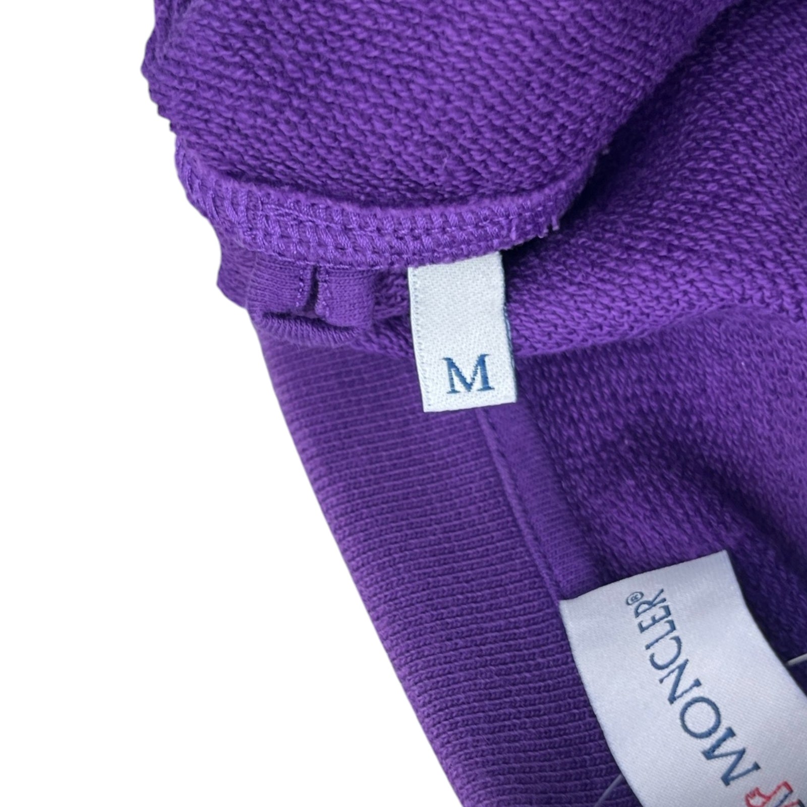 Men's Logo Patch Sweatshirt Purple Size M - Photo 8