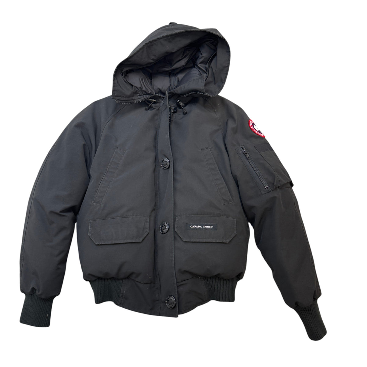 Men's Chilliwack Bomber Down Jacket Black Size S - Photo 1