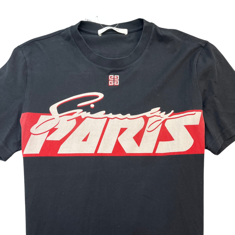 Men's Logo Print T-Shirt Black Size M