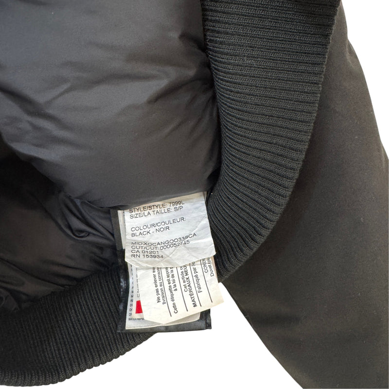 Men's Chilliwack Bomber Down Jacket Black Size S