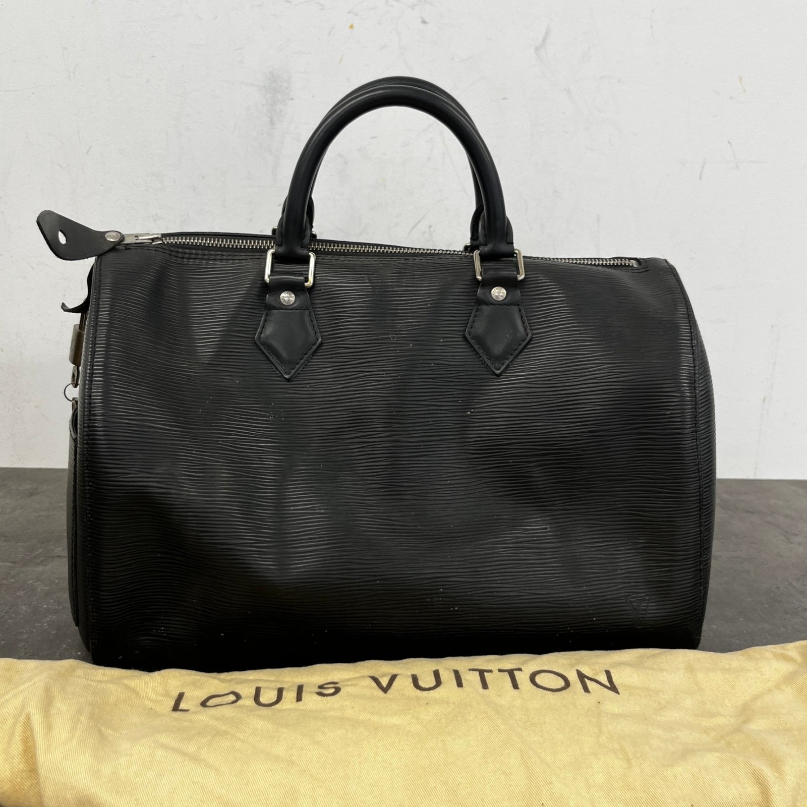 Women's Speedy 30 Epi Bag Black - Photo 13