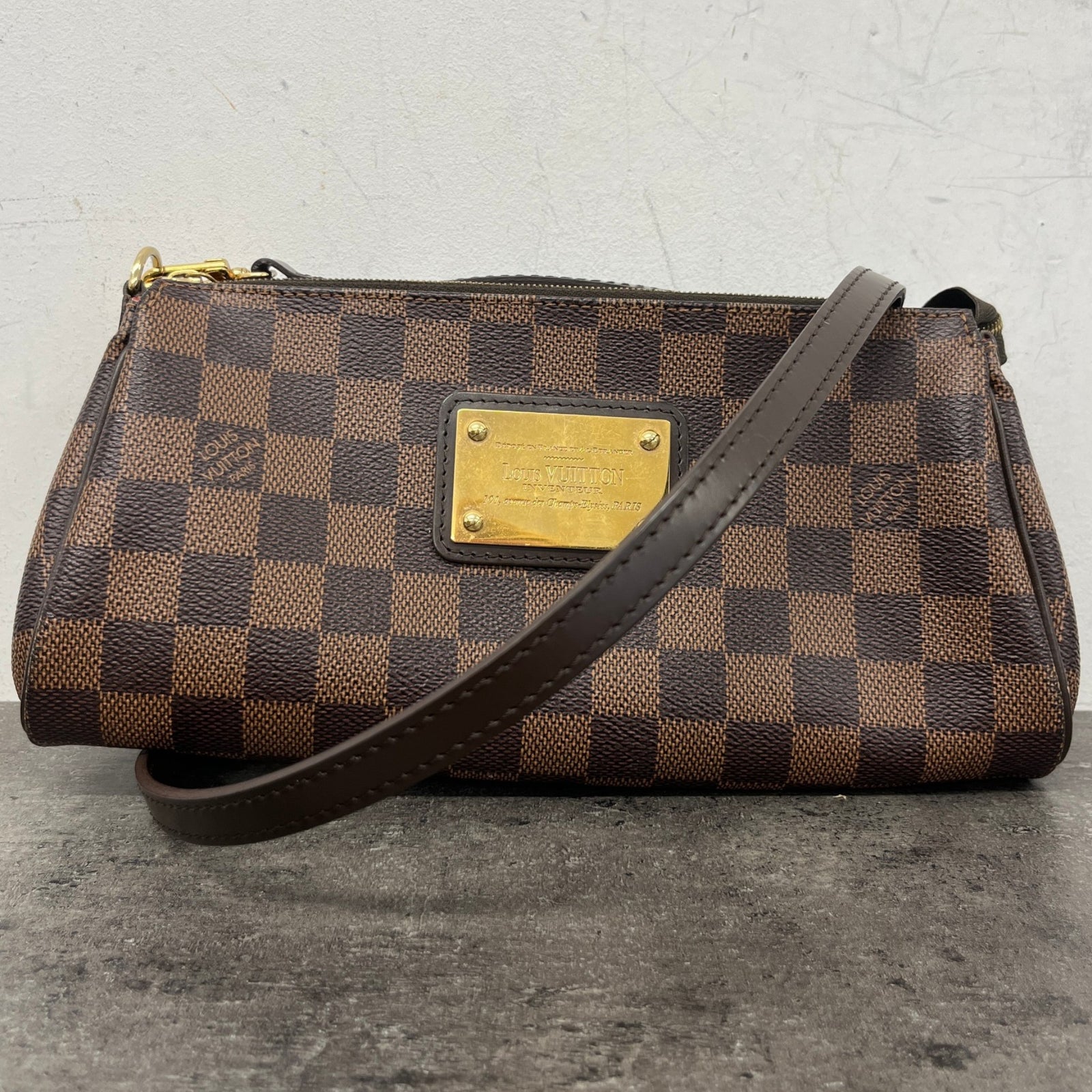 Women's Damier Ebene Eva Bag Brown - Photo 12