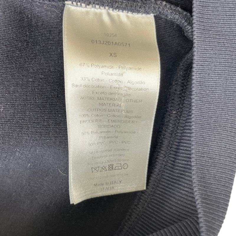 Men's Technical Fabric Track Jacket Navy Size XS