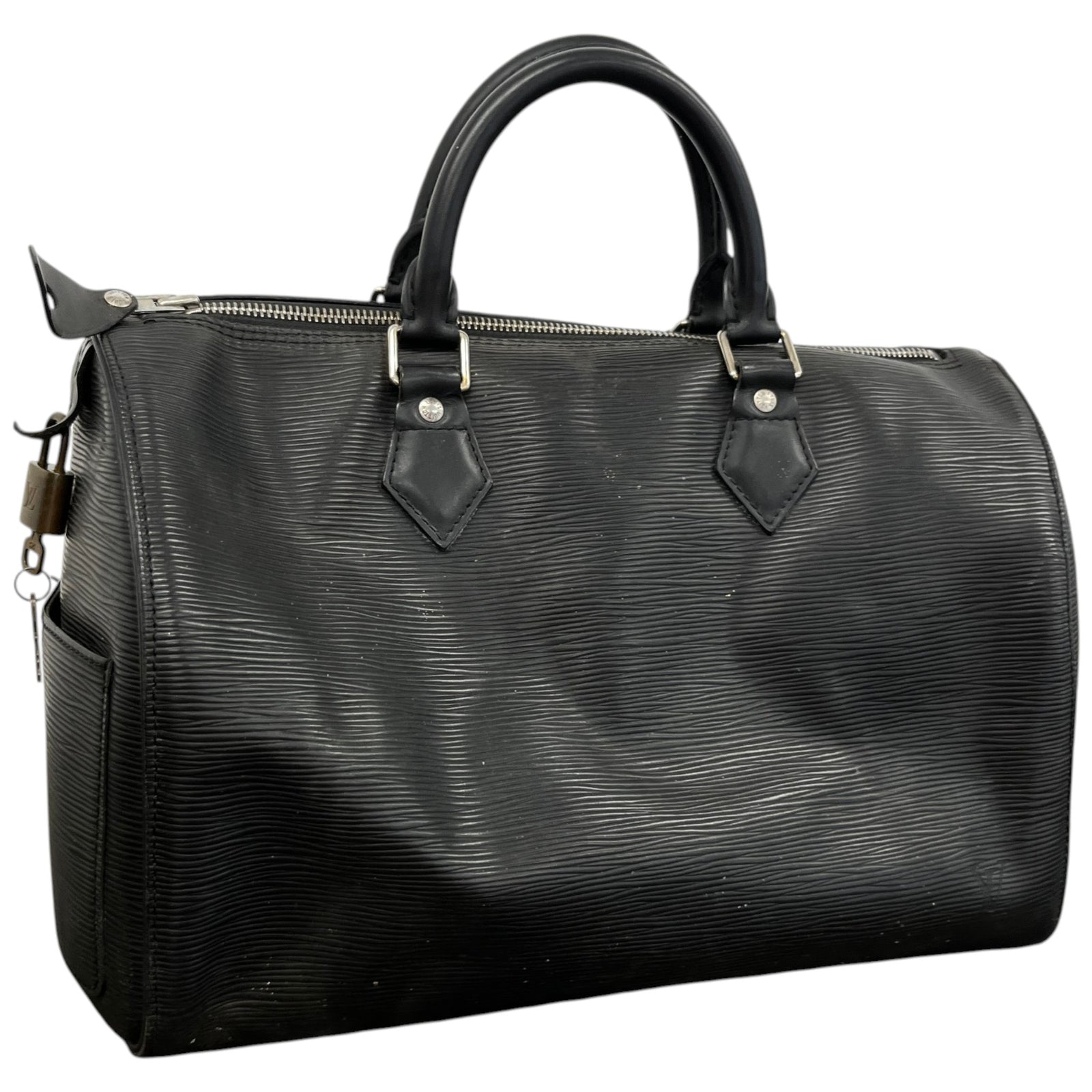 Women's Speedy 30 Epi Bag Black - Photo 4