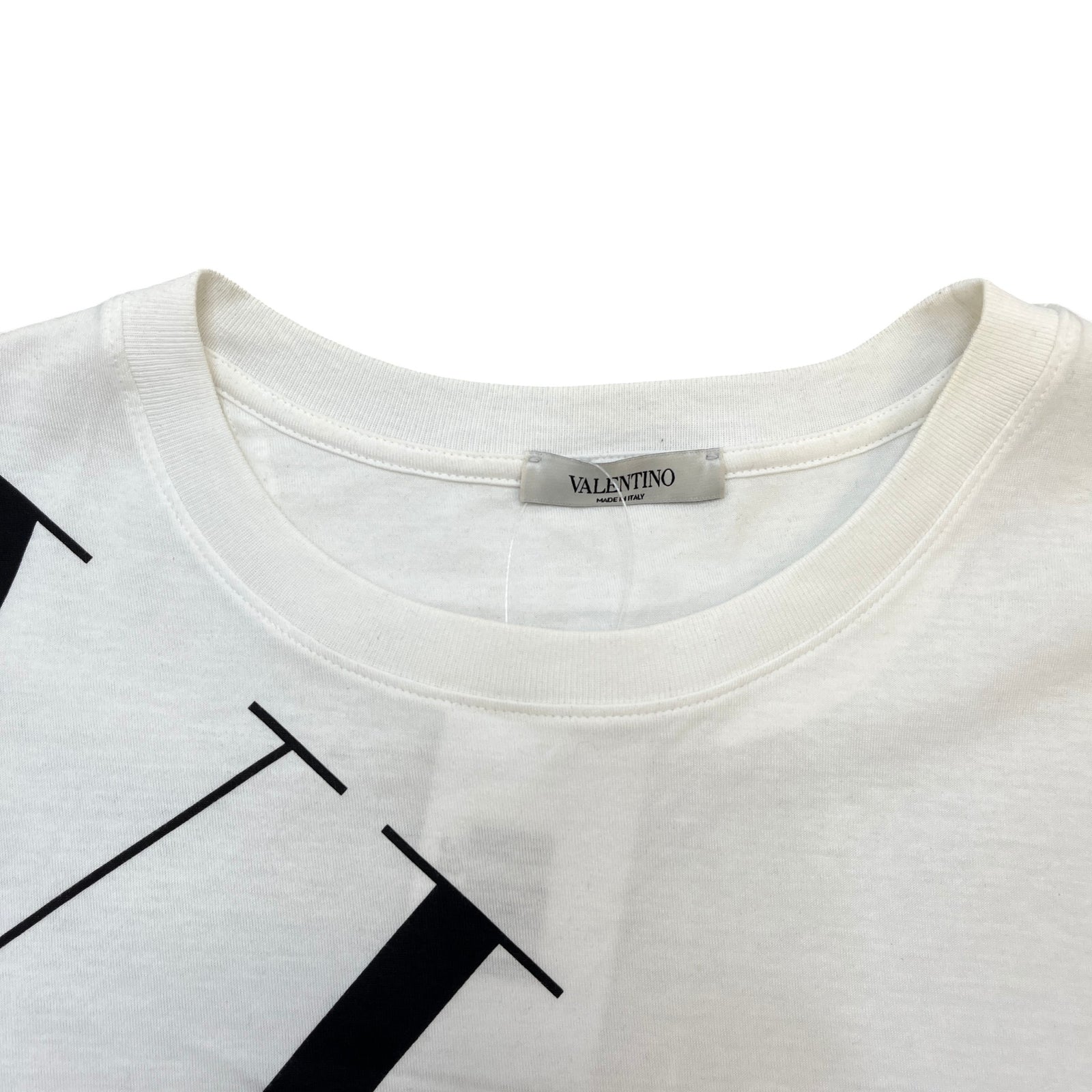 Men's Logo Print T-Shirt White Size S - Photo 5