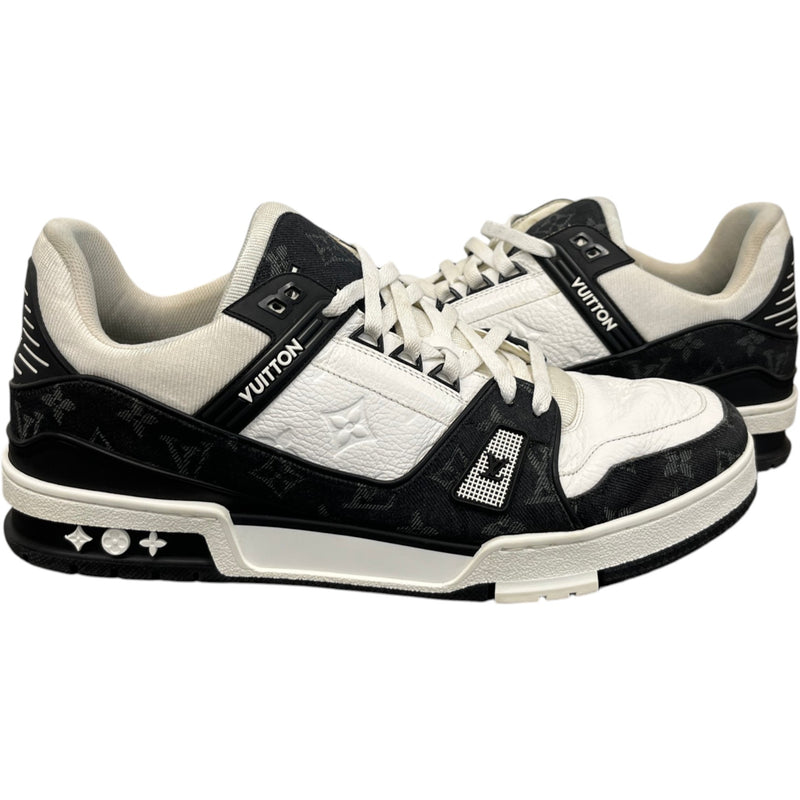 Men's LV Denim Low Trainers Black Size UK 11 / EU 45