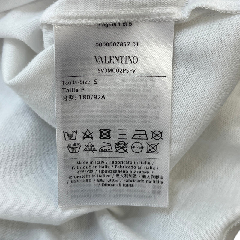 Men's Logo Print T-Shirt White Size S