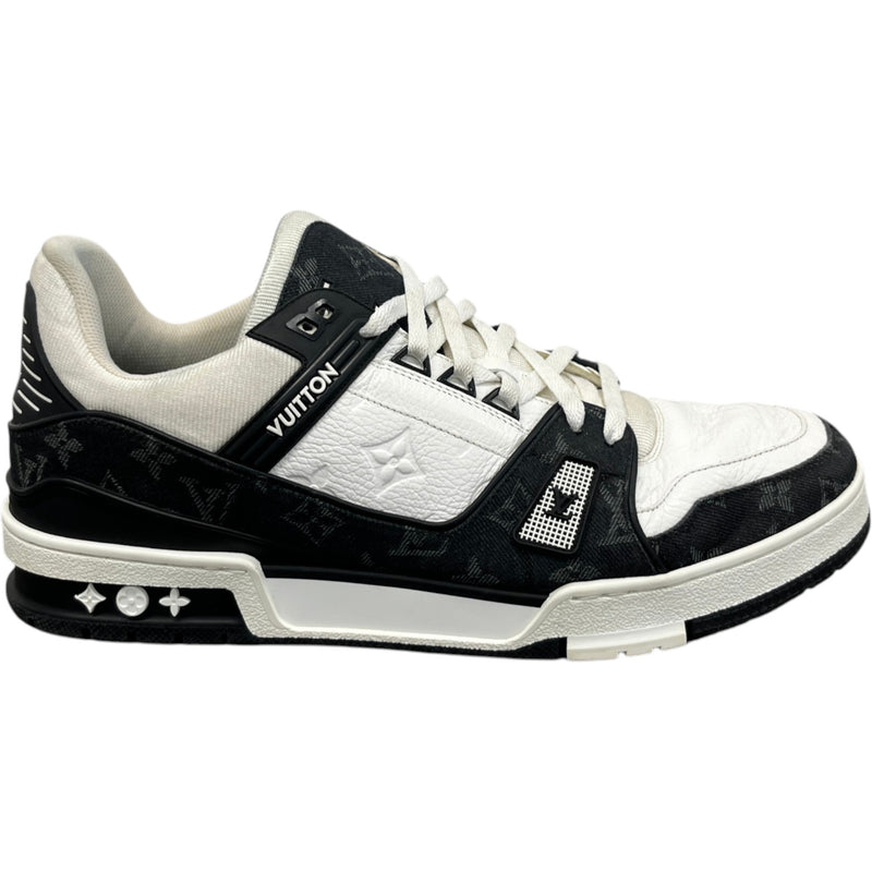 Men's LV Denim Low Trainers Black Size UK 11 / EU 45