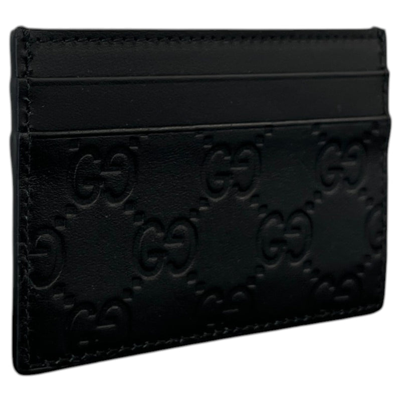 Men's GG Emblem Card Holder Black