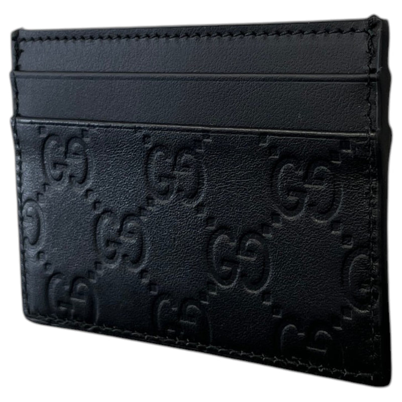 Men's GG Emblem Card Holder Black