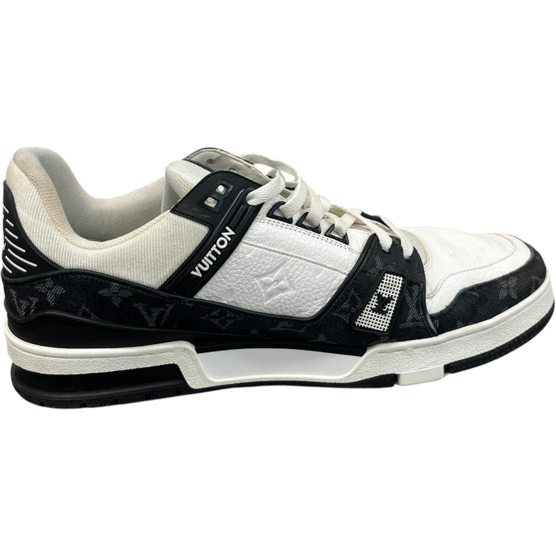Men's LV Denim Low Trainers Black Size UK 11 / EU 45