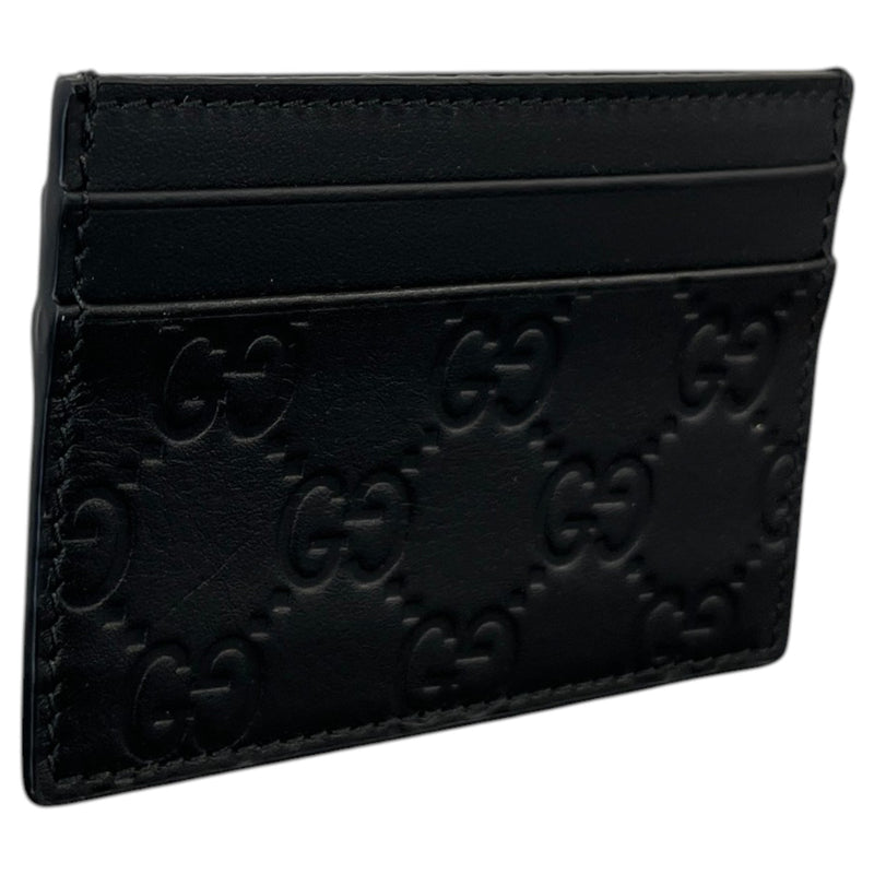 Men's GG Emblem Card Holder Black