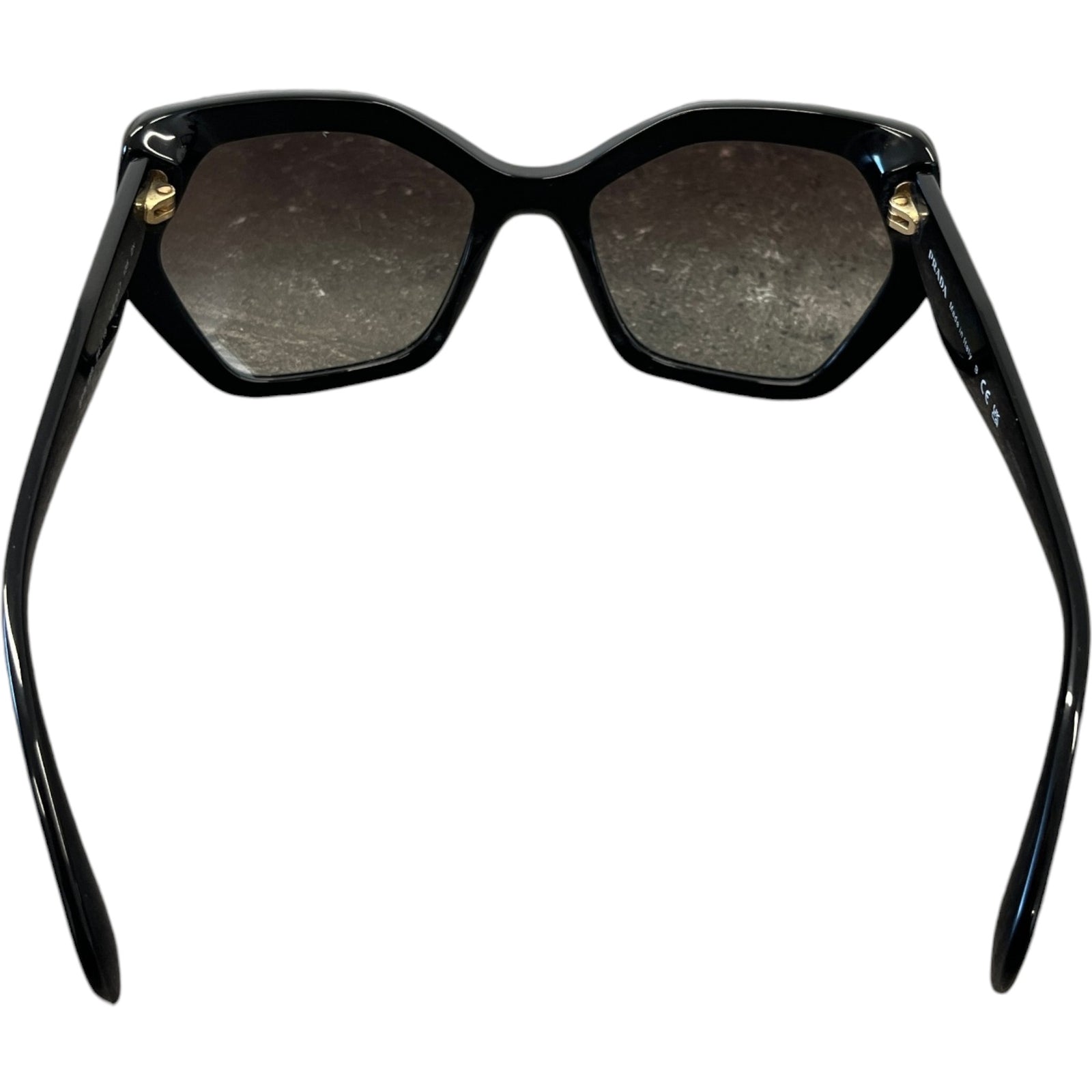Women's Pr 16Ws Irregular Sunglasses Black - Photo 4