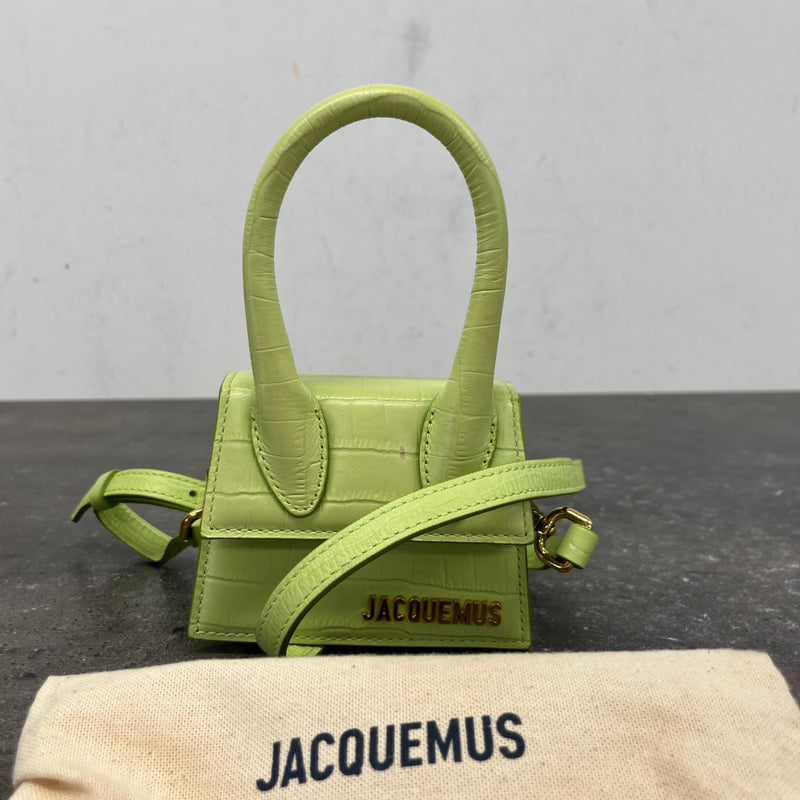 Women's Mini Croc Le Chiquito Bag Green