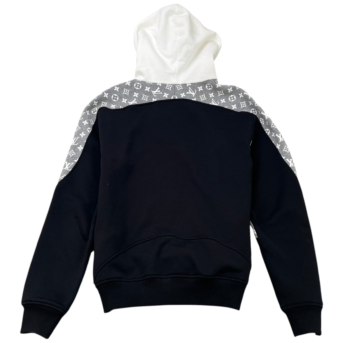 Men's Circle Monogram Hoodie White Size S - Photo 2