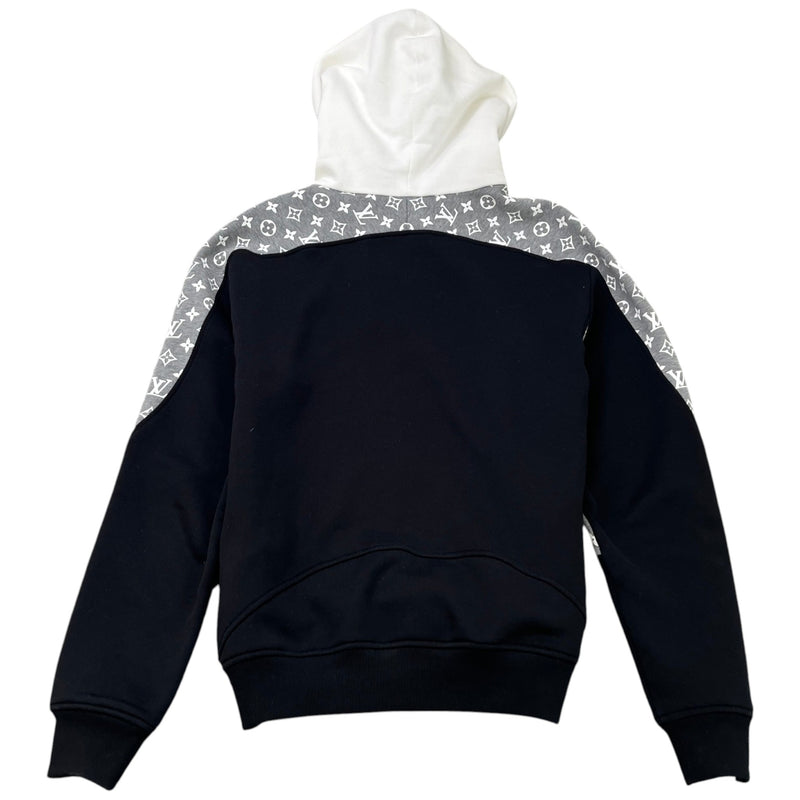 Men's Circle Monogram Hoodie White Size S
