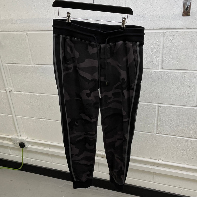 Men's Patalone Camo Joggers Black Size L / W34