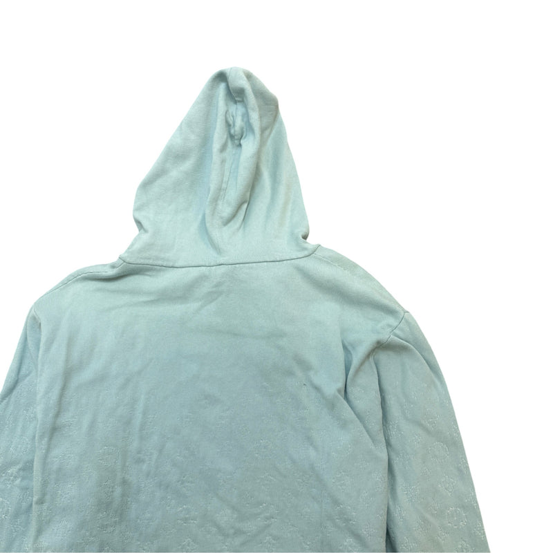 Men's Monogram Gradient Hoodie Blue Size L