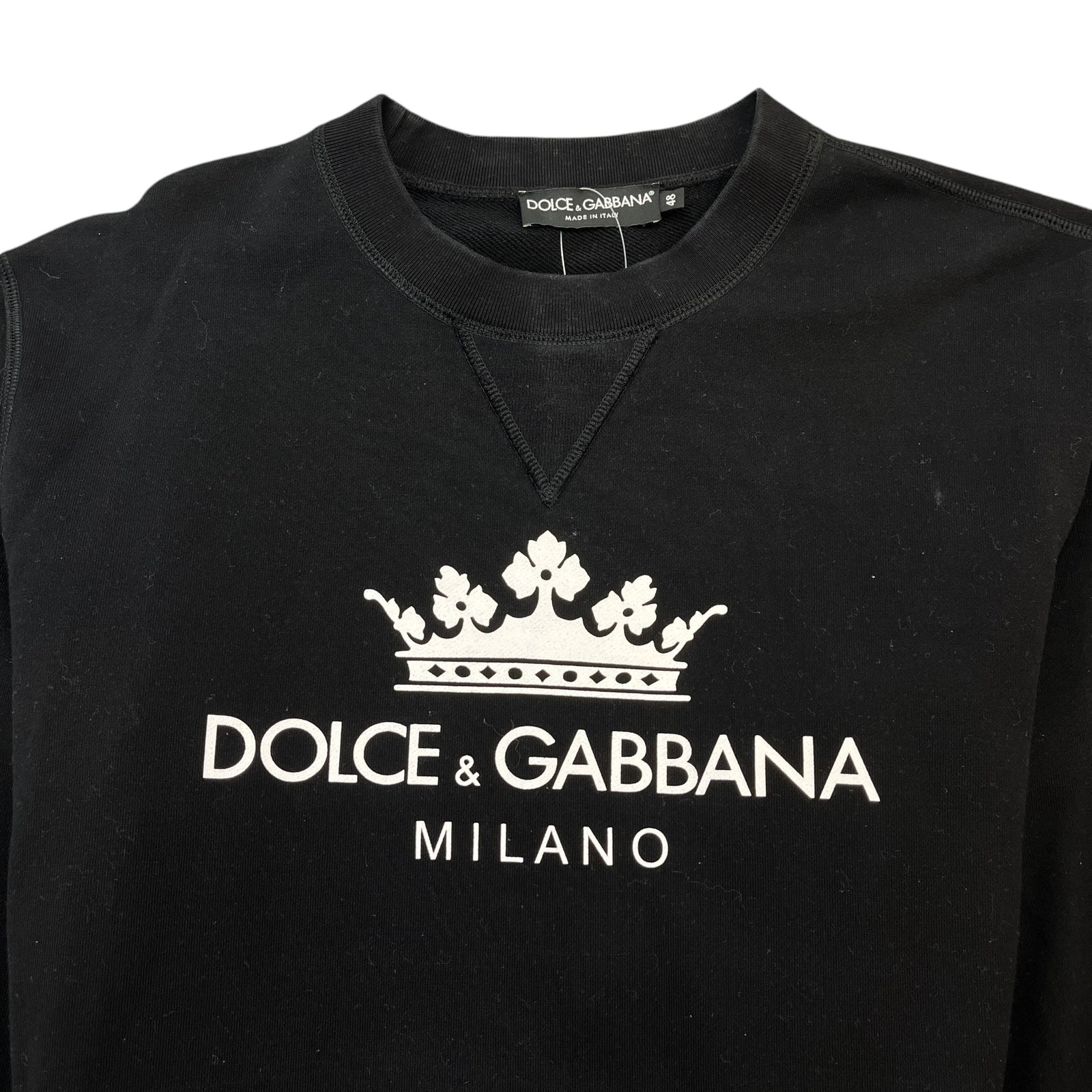 Men's Logo Print Sweatshirt Black Size IT 48 / UK M - Photo 5