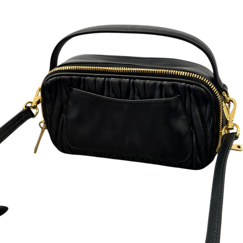 Women's Matelassé Handbag Black