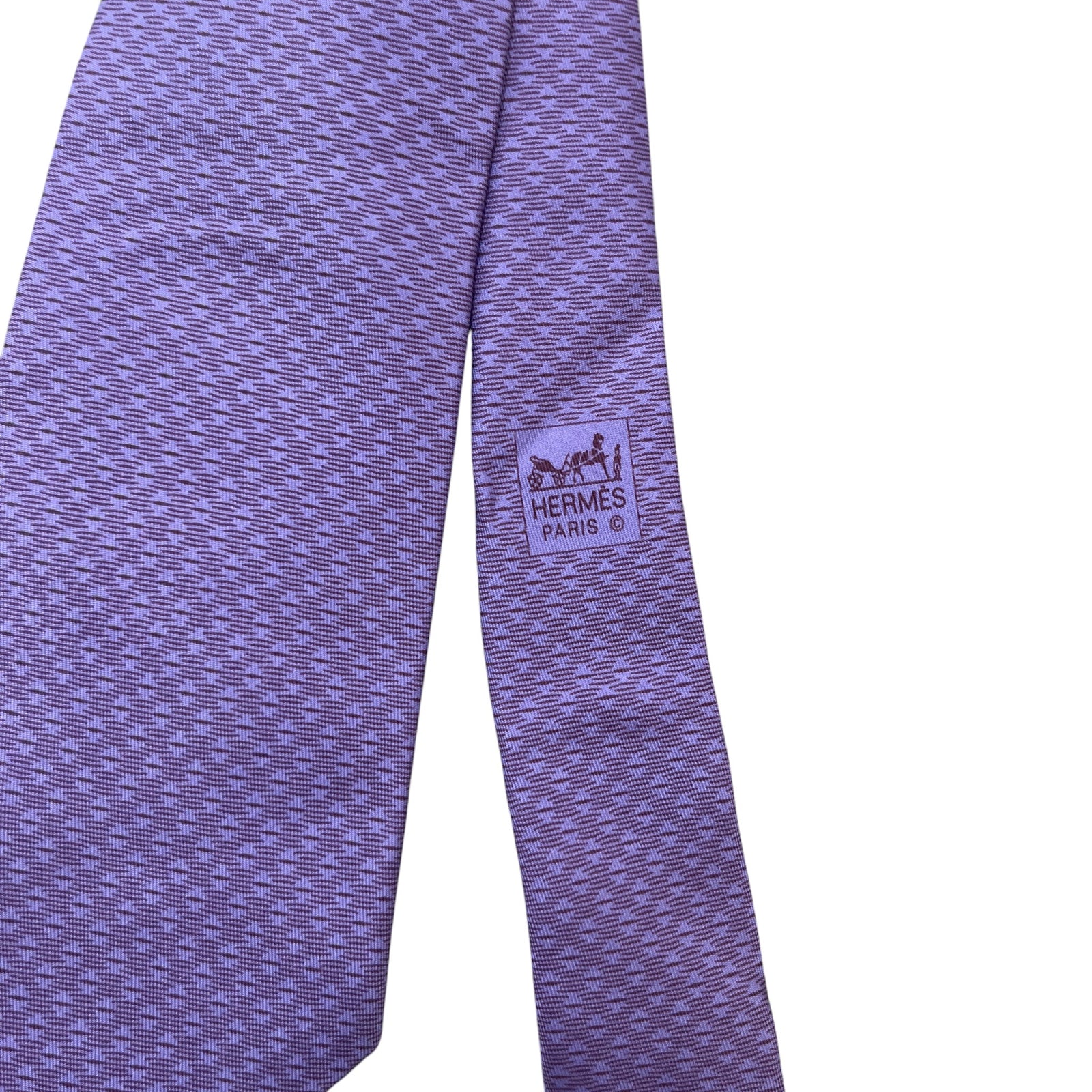 Men's Printed Tie Purple - Photo 7