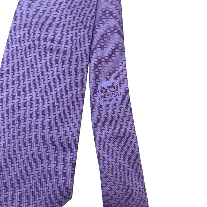 Men's Printed Tie Purple