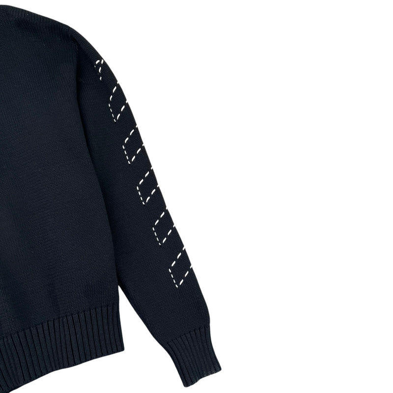 Men's Diagonal Arrows Sweatshirt Black Size M