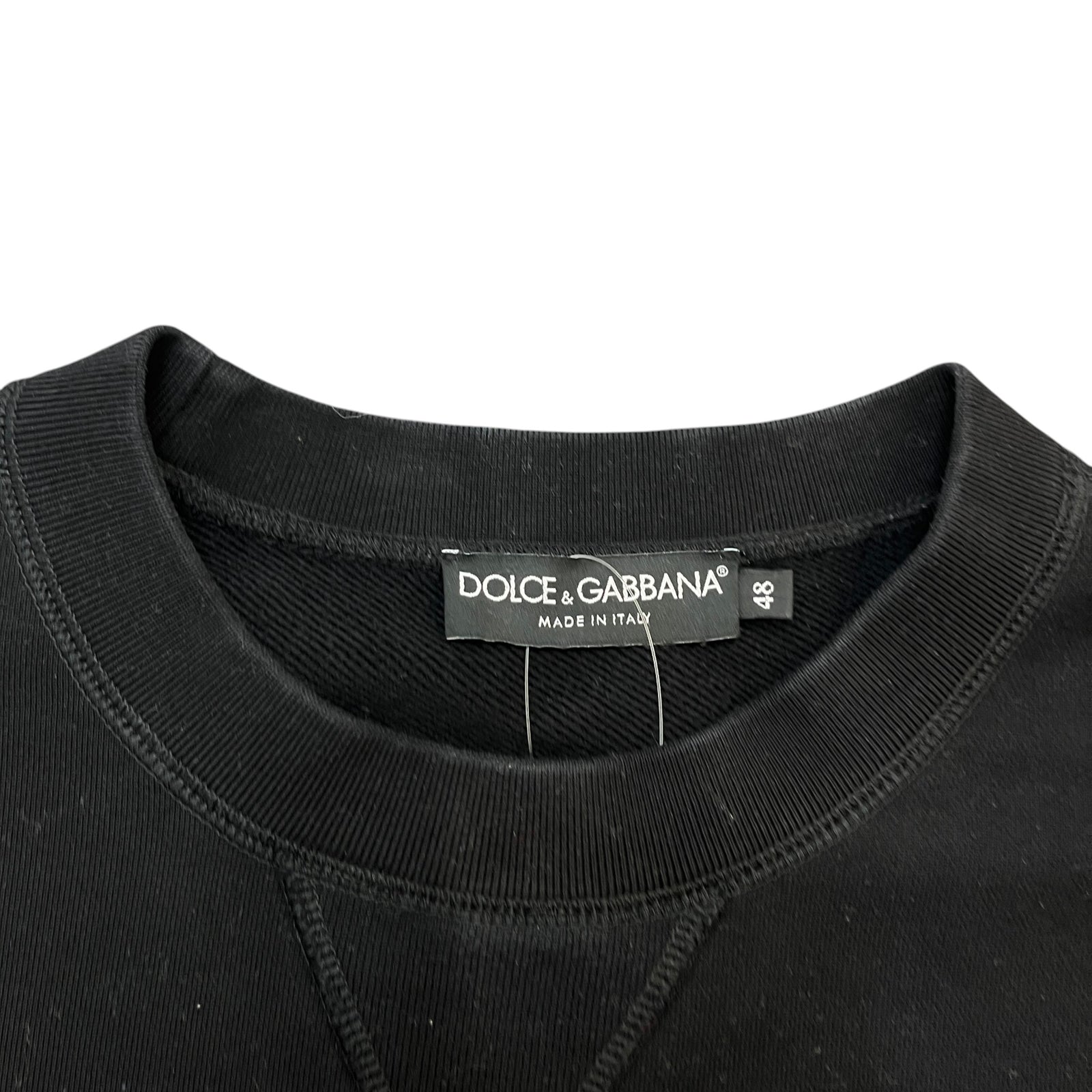 Men's Logo Print Sweatshirt Black Size IT 48 / UK M - Photo 6