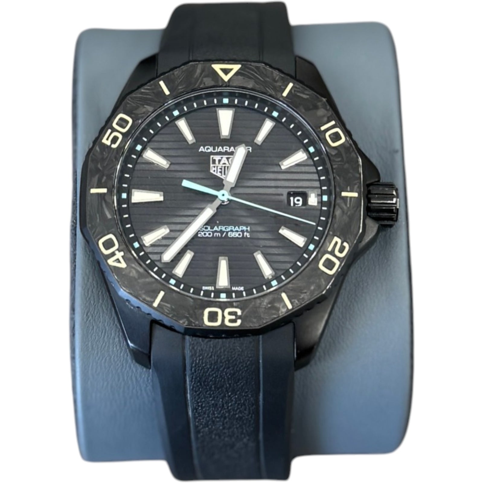 Men's Aquaracer Professional 200 Solargraph 40MM Watch Black - Photo 18
