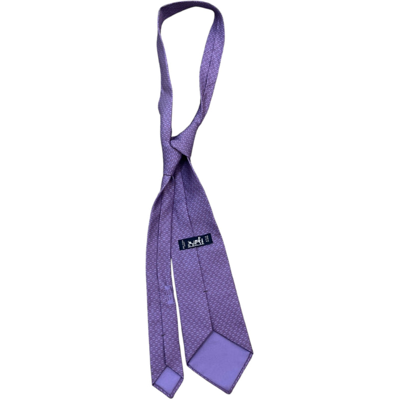 Men's Printed Tie Purple