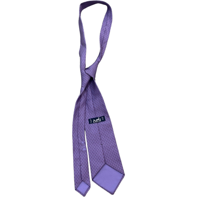 Men's Printed Tie Purple
