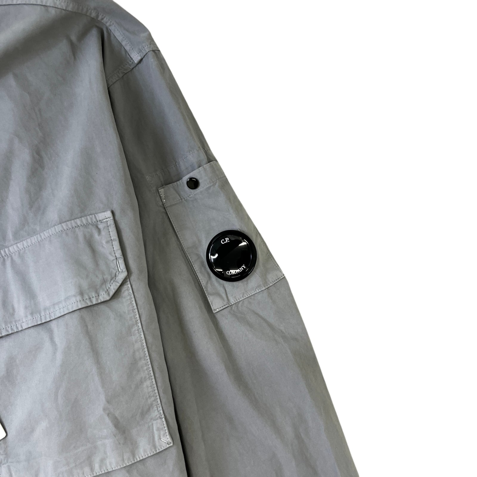 Men's Lens Gabard OverShirt Grey Size XXXL - Photo 5