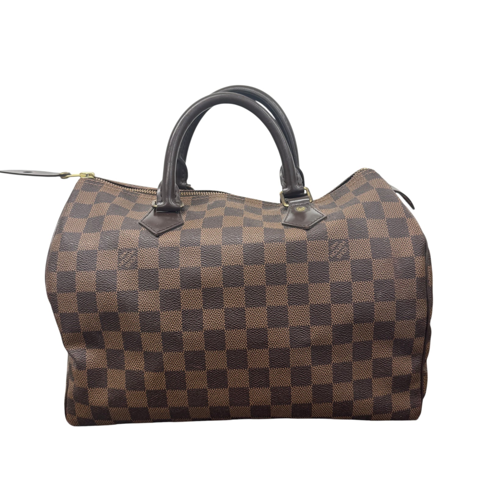 Women's Damier Ebene Speedy 30 Bag Brown - Photo 3
