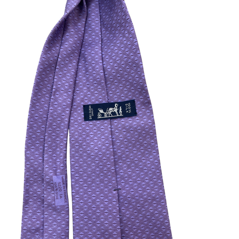 Men's Printed Tie Purple