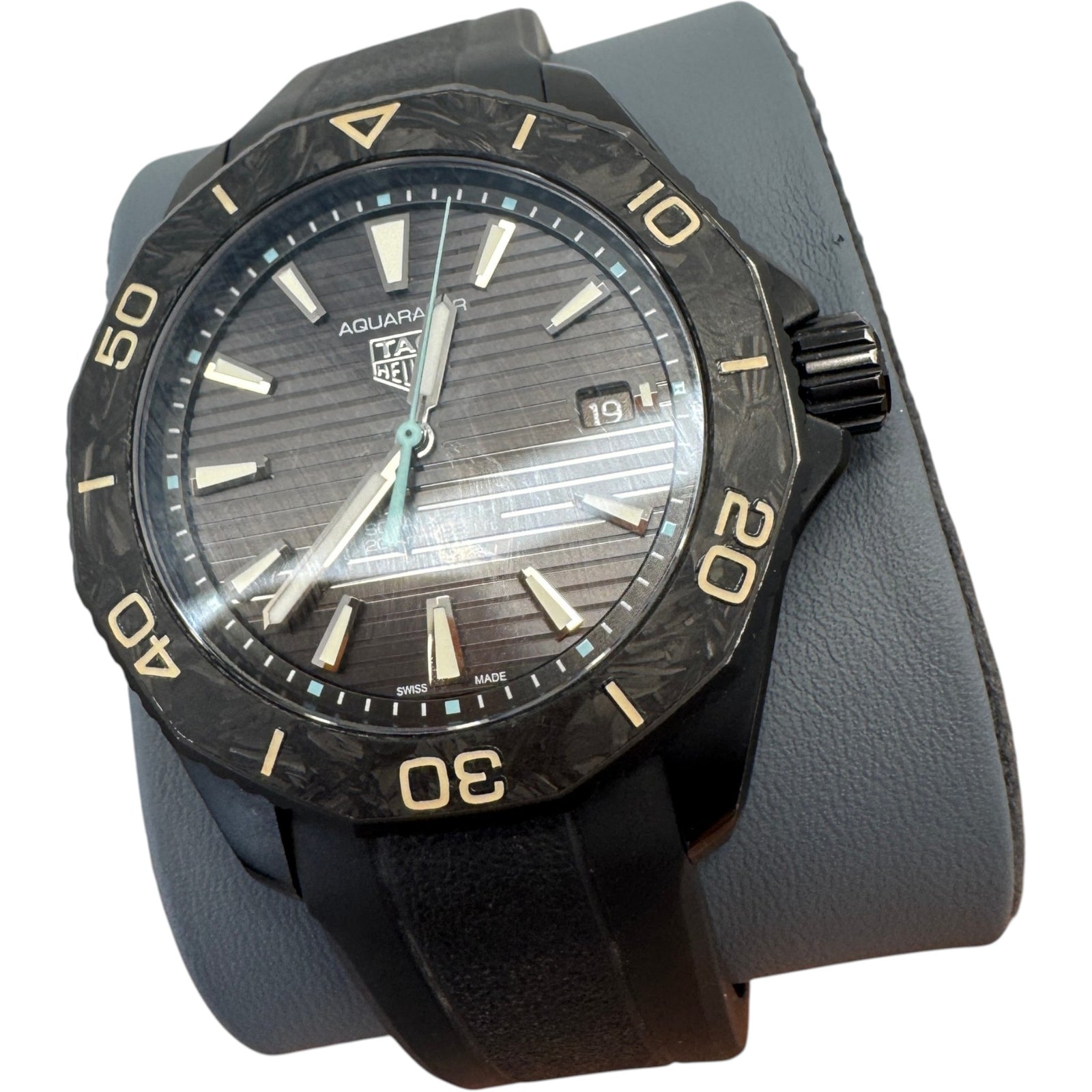 Men's Aquaracer Professional 200 Solargraph 40MM Watch Black - Photo 20