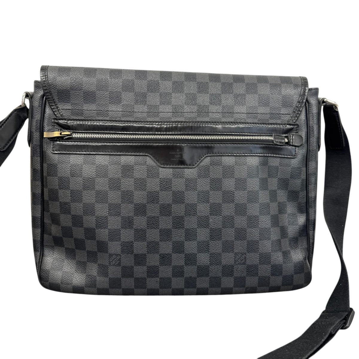 Men's Damier Graphite Daniel MM Messenger Bag Black - Photo 3