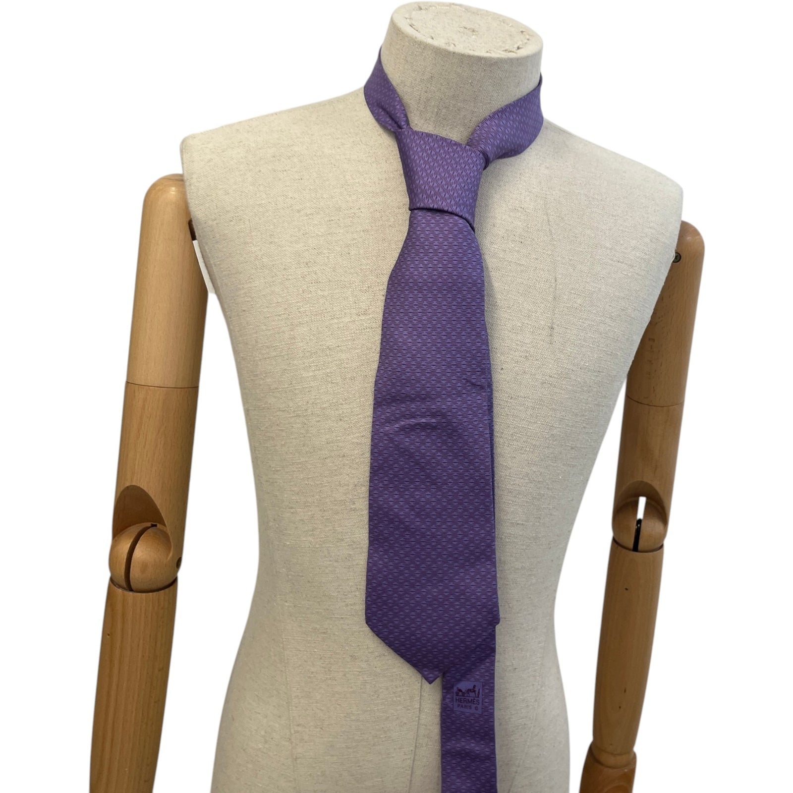 Men's Printed Tie Purple - Photo 2