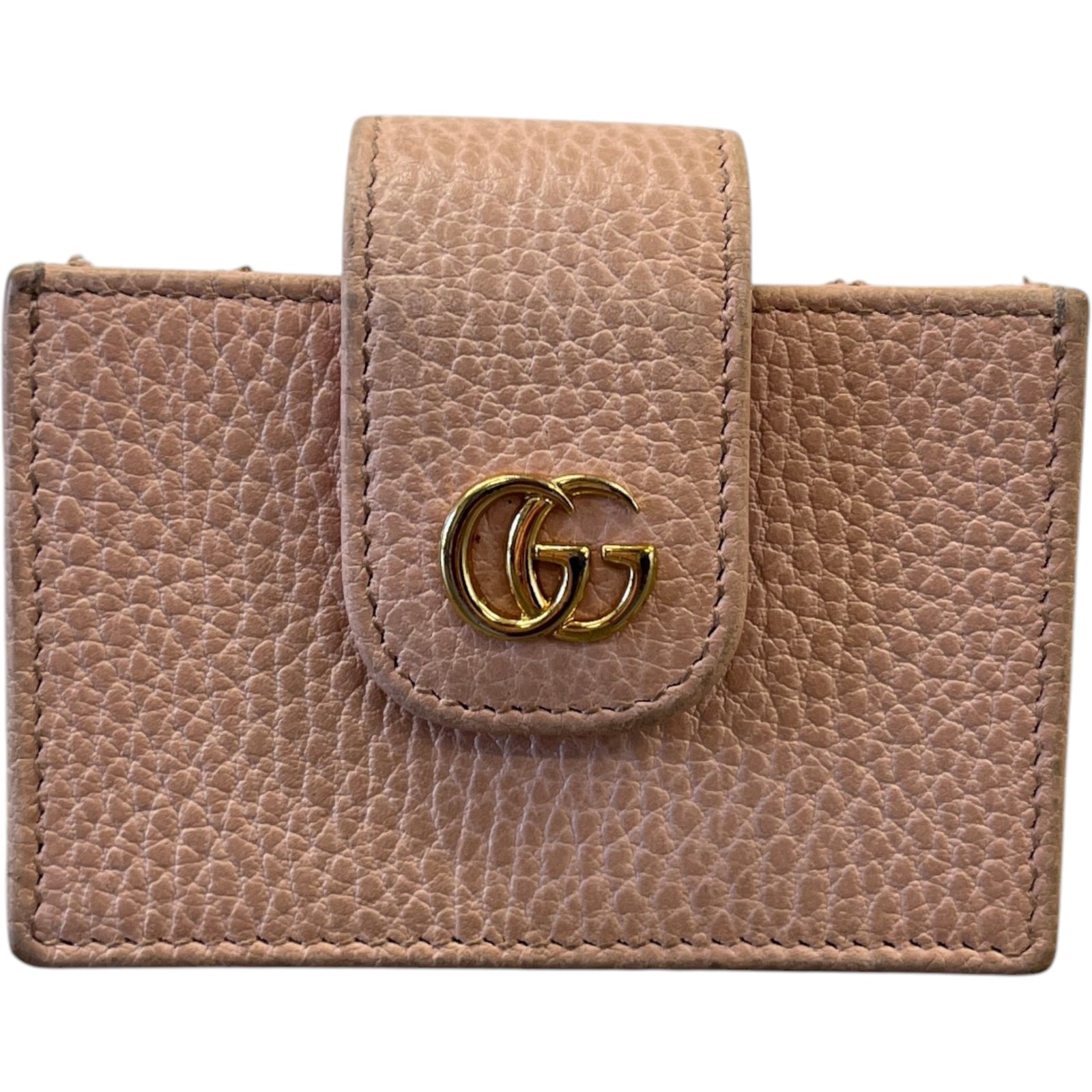Women's Gg Marmont Card Holder Pink - Photo 1