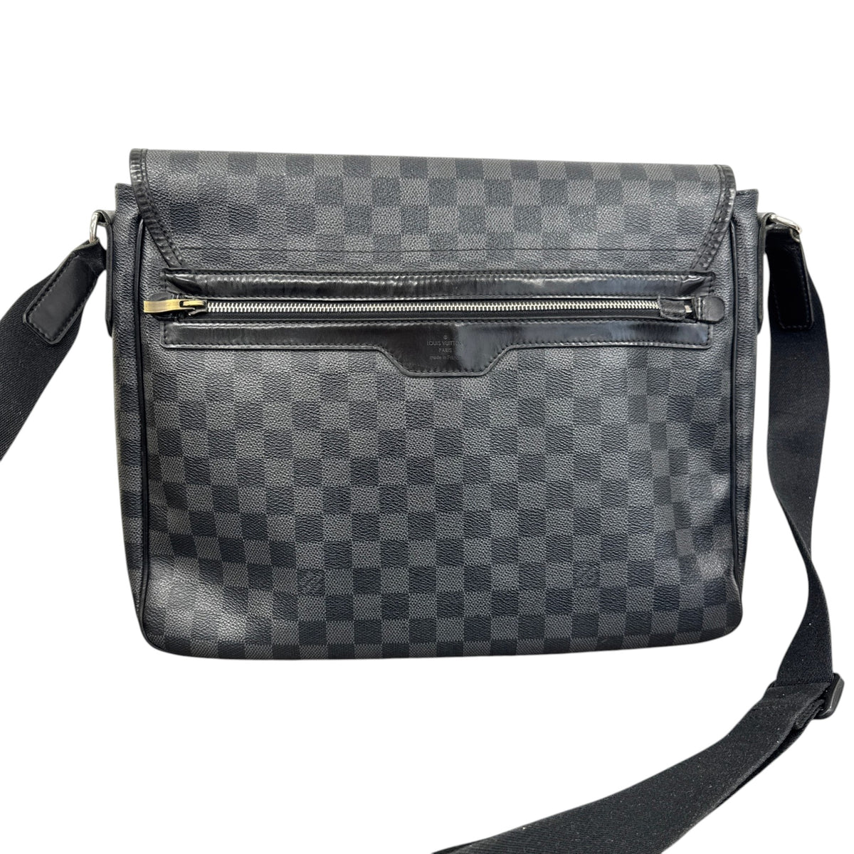 Men's Damier Graphite Daniel MM Messenger Bag Black - Photo 6