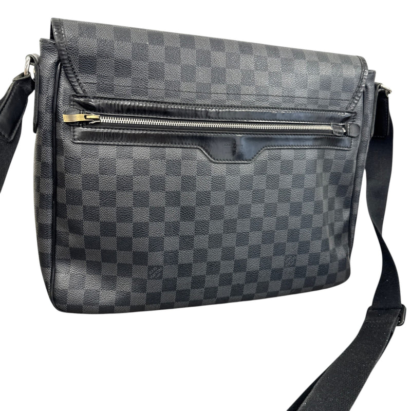 Men's Damier Graphite Daniel MM Messenger Bag Black